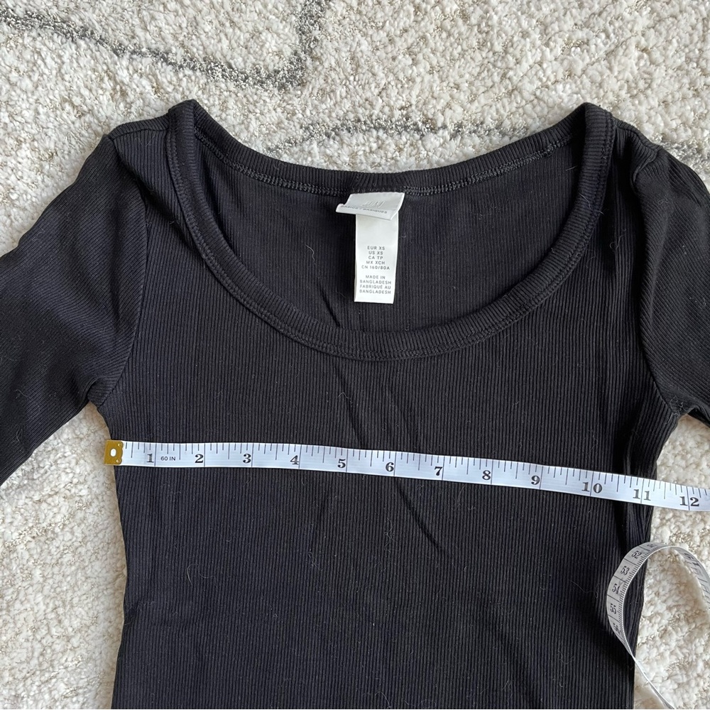 H&M Ribbed T-Shirt - Picture 6 of 8